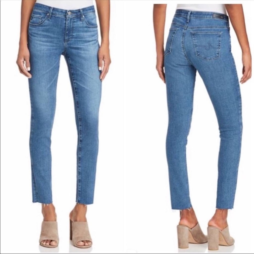 AG The Stevie Ankle, Slim Straight Ankle Jeans